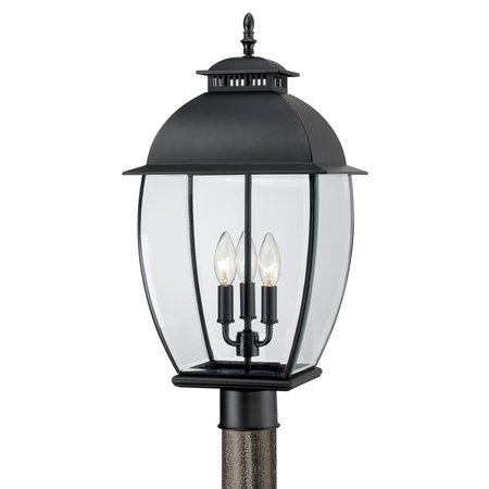 QUOIZEL Bain Outdoor Post Lantern BAN9011K